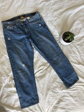 Lucky Brand Women's Boyfriend Jeans in Blue Wash
